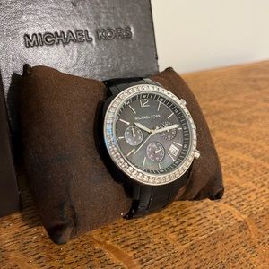 Black Michael kids watch with Crystal watch face